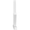Ekena Millwork Kennewick Architectural Grade PVC Gable Bracket, 108"W x 72"H x 6"D x 6"F, 16/12 Pitch GBP108X72X0606KEN00 - alternate 5
